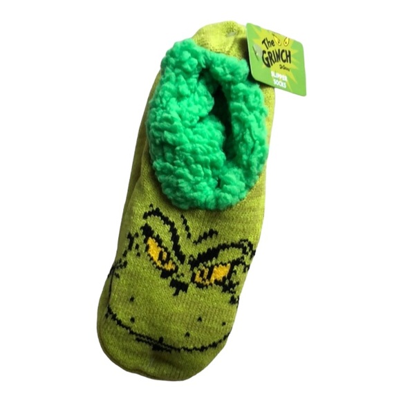 dr seuss | Accessories | Dr Seuss The Grinch Slipper Socks | Poshmark